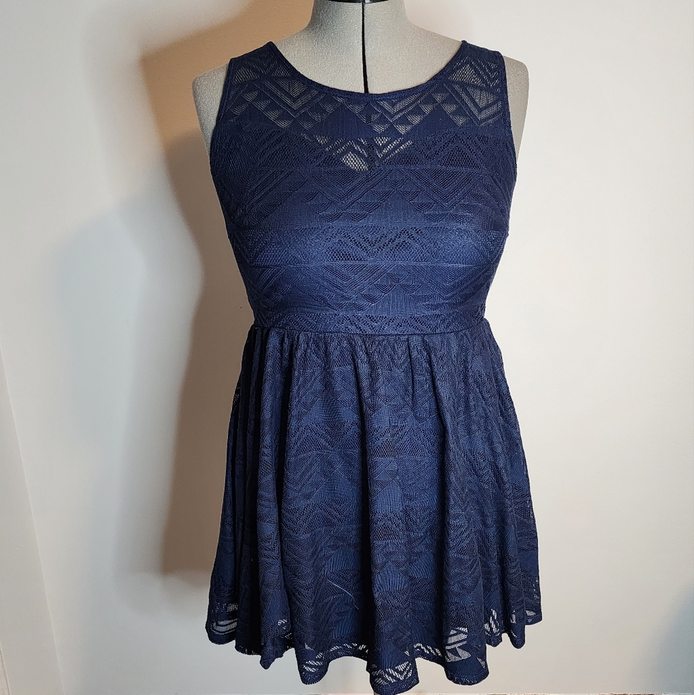 Gorgeous blue lace dress